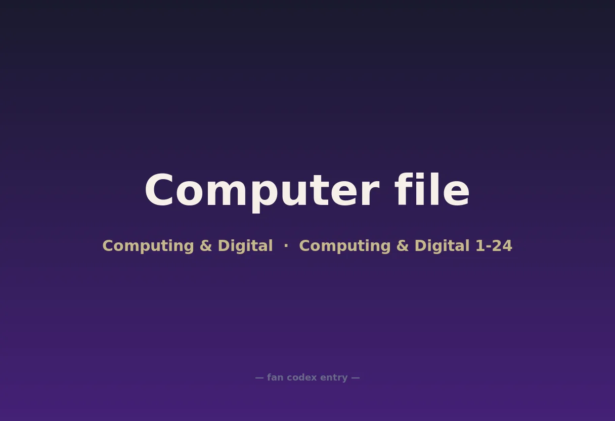 Computer file