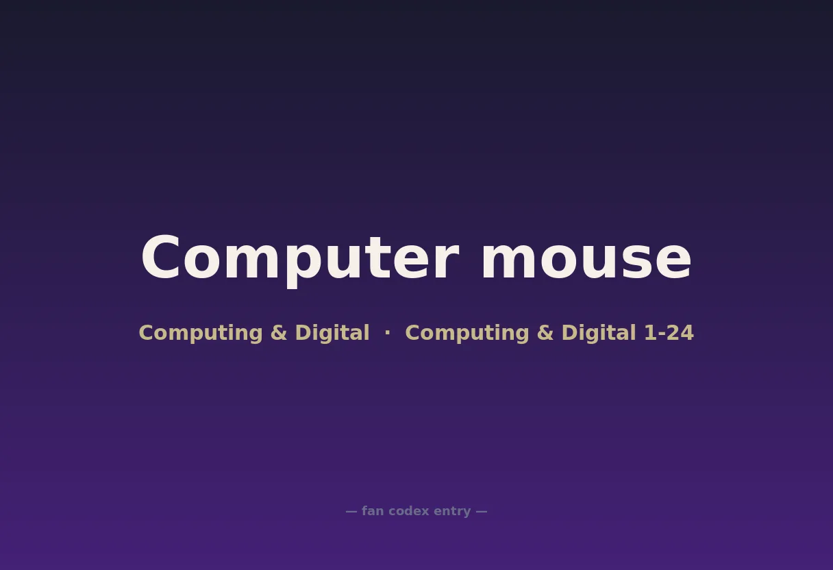Computer mouse