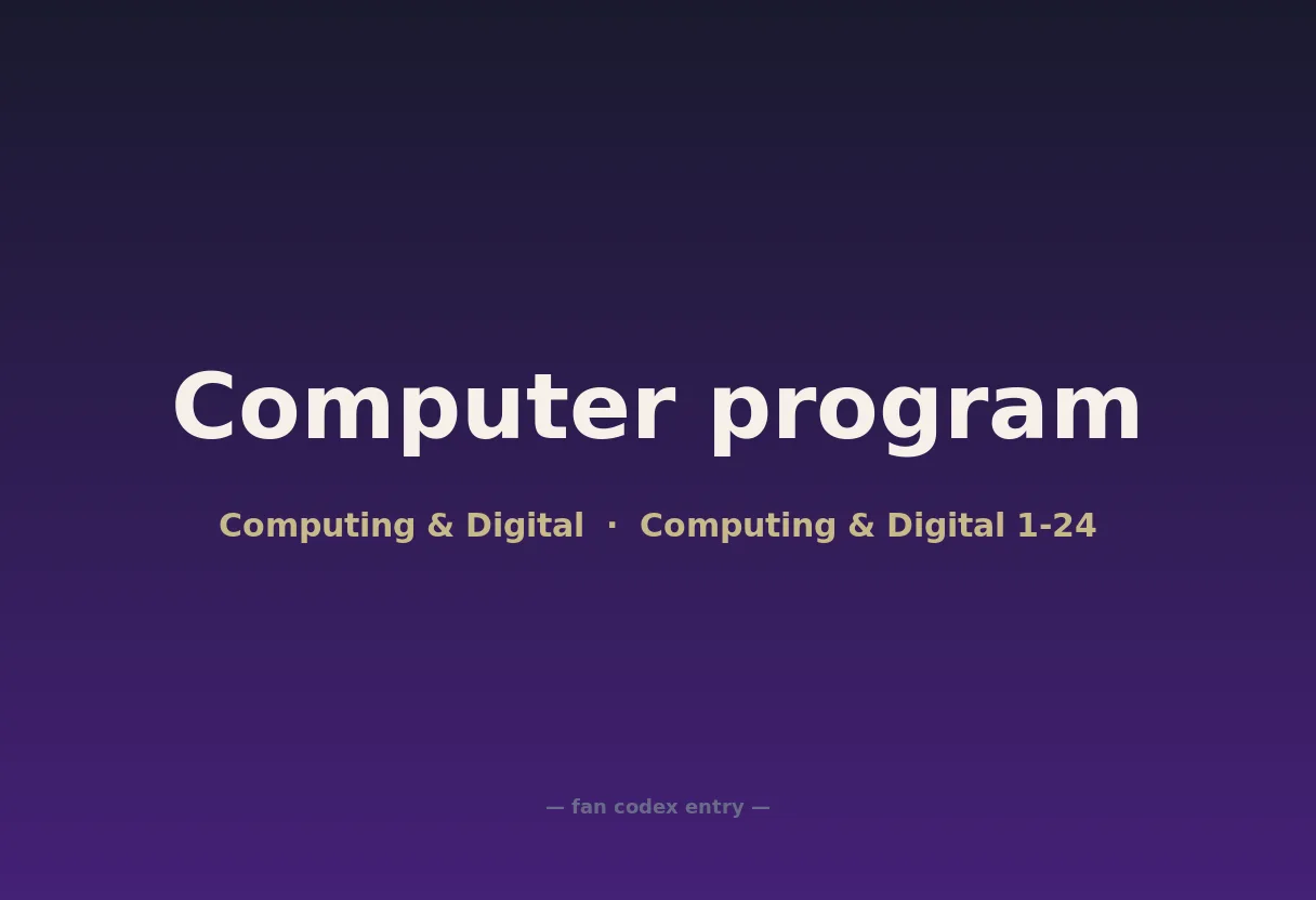 Computer program