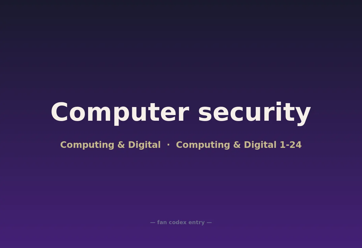Computer security